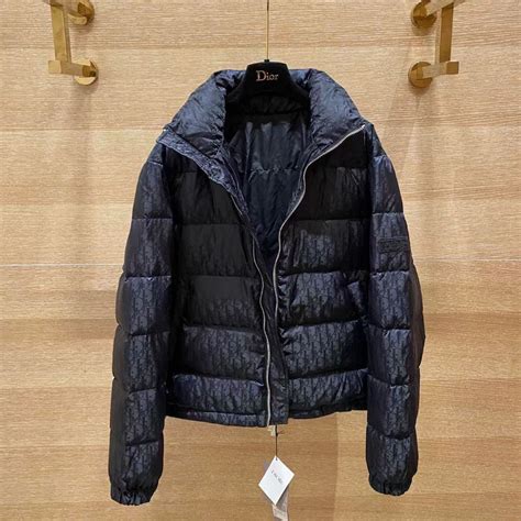 dior oblique black jacket|dior oblique down jacket.